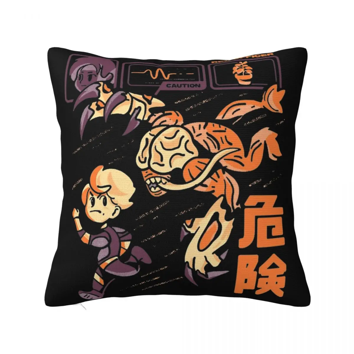 Residents Evils Beware The Rat Pillowcase Soft Polyester Cushion Cover Decor Leon Kennedy Pillow Case Cover Car