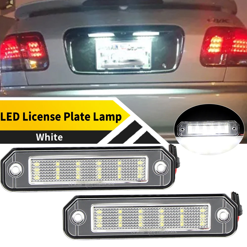 Luces LED blancas para matrícula, 2 uds., para Honda EJ EG EK EG/EJ EK3 series Civic Civic 3 puertas Civic Ferio CR-X del Sol Integra SJ
