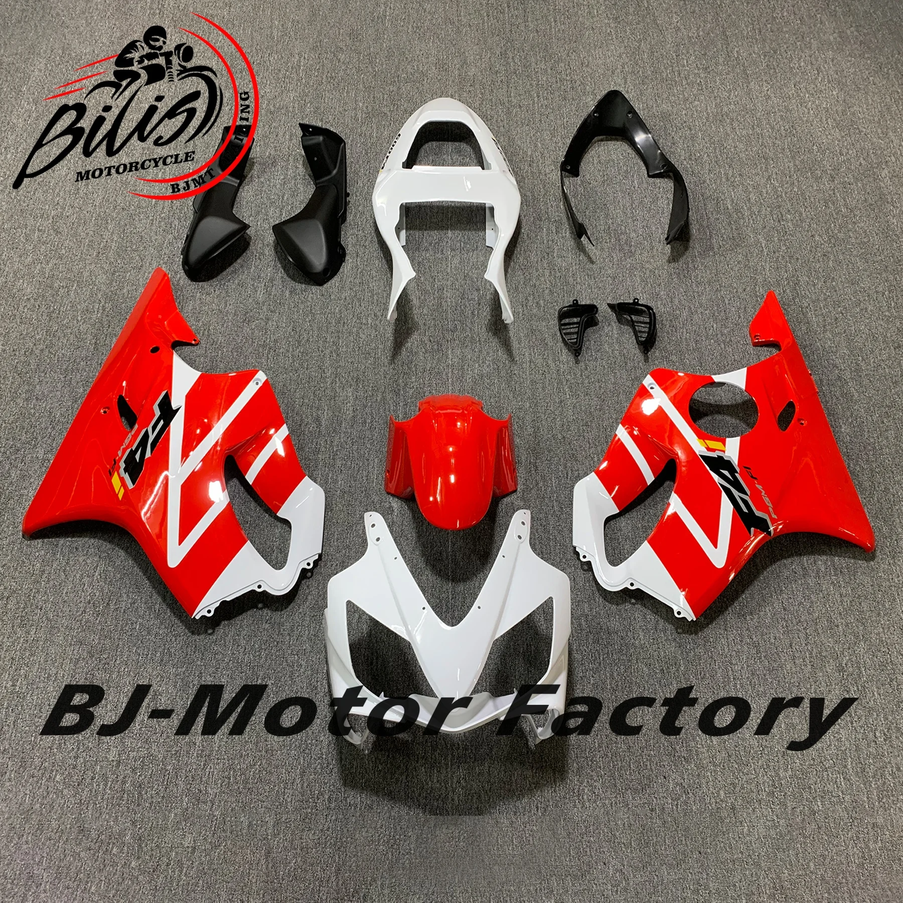 

For CBR F4i 2001 - 2006 Motorcycle Fairing FOR HONDA CBR600F4i 2001-2006 Red White Fairings CBR 600 2006 Plastic Fairings