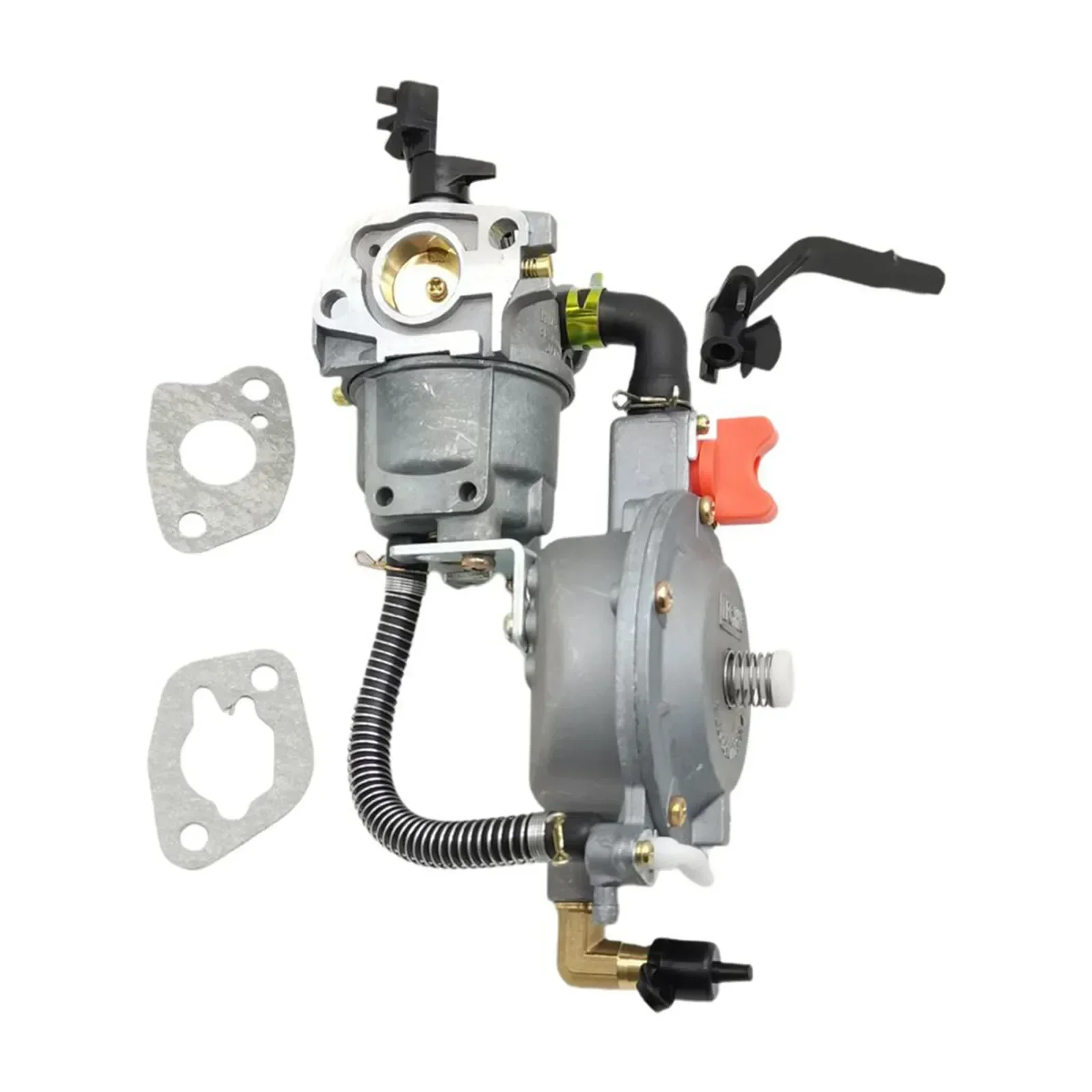 LPG168 170 Kit karburator bahan bakar ganda Generator bensin 1KW sampai 3,5kw 168F 170F 6,5hp 2-3KW suku cadang Generator Kit konversi LPG/NG