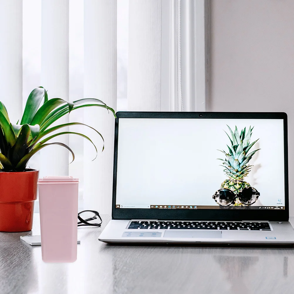 

2pcs Desktop Trash Can Pp Material Decorative Garbage Pail For Office Home Multi-Function Waste Bin With Cover Lightweight