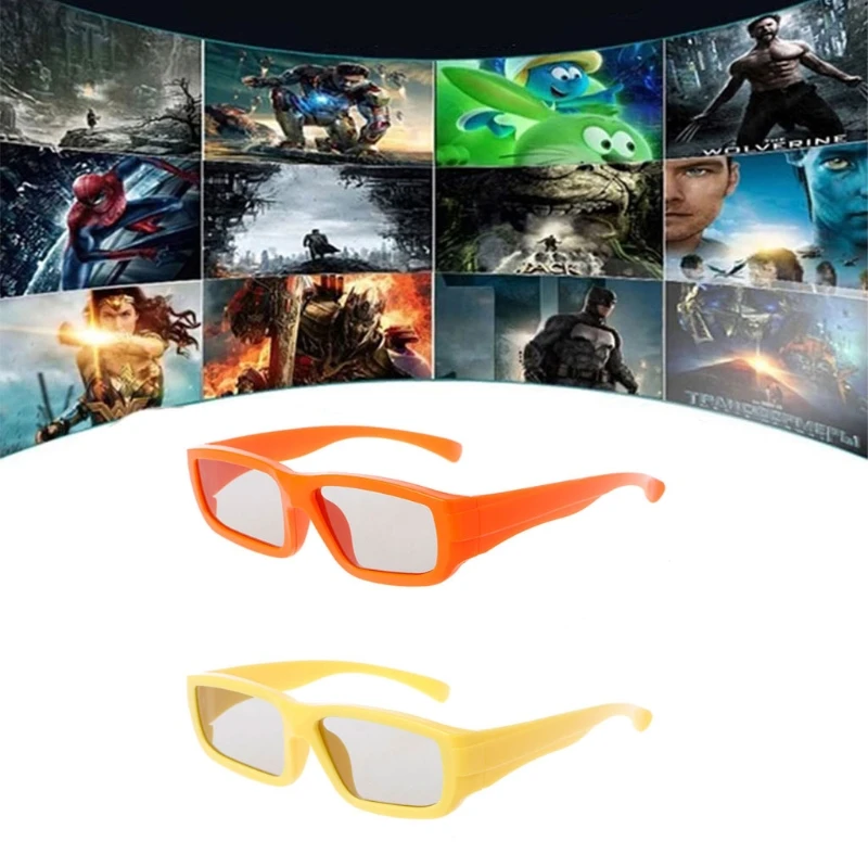 2024 New Children Size Circular Polarized Passive 3D Glasses For Real D 3D TV Cinema Movi