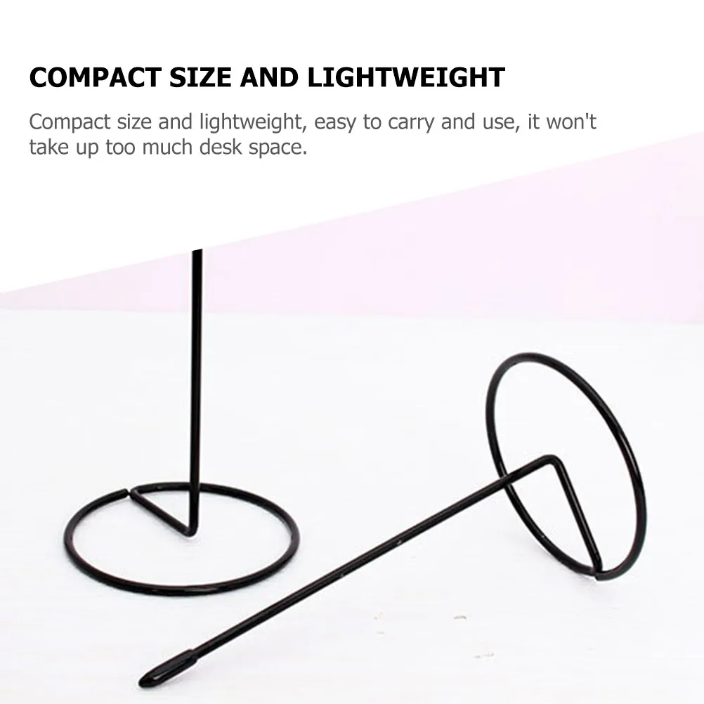 4Pcs Receipt Stabber Stainless Steel Desktop Bill Holder Organizer Multipurpose Practical for Office Restaurant