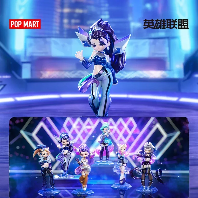 POP MART LEAGUE OF LEGENDS K/DA ALL OUT Series Trendy Mystery Box Anime Action Figure Blind Random Box Toys Model Ornament Dolls - view 2