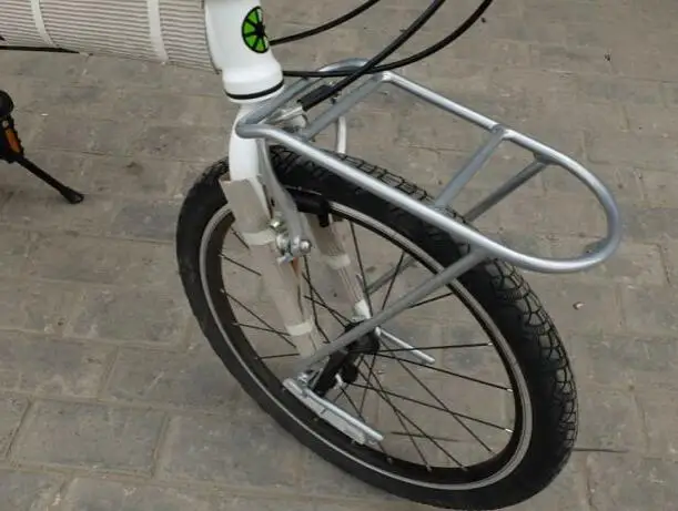 

Aluminum Alloy Bicycle Rear Ra SP8 Front Basket 20 Inch Folding Bike Brake Stand V Brake elf Bicycle Accories KAA084
