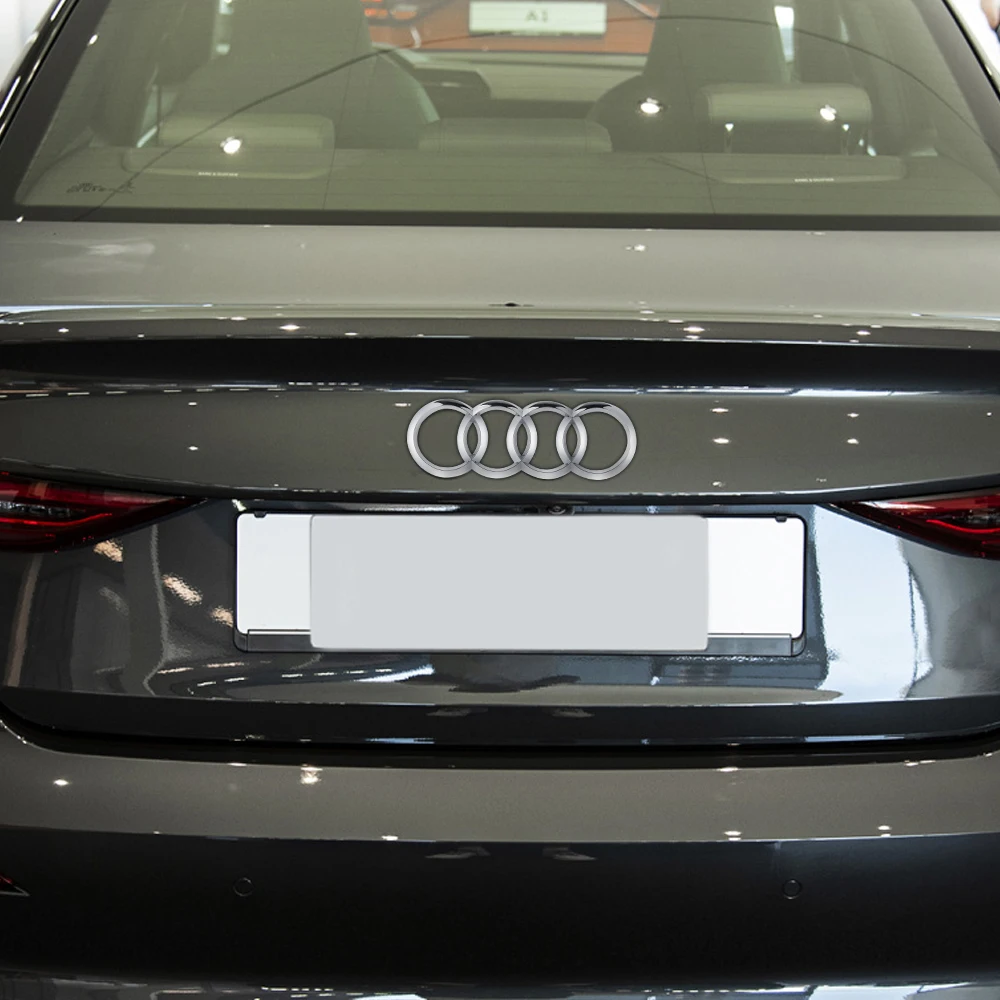 Für AUDI Q3 Q5 Sportback Q7 Q8 S5 S6 S7 R8 S4 Auto 4-Ring ABS Logo Motorhaube Frontgrill Heckklappe Emblem Aufkleber Zubehör – Detail 15
