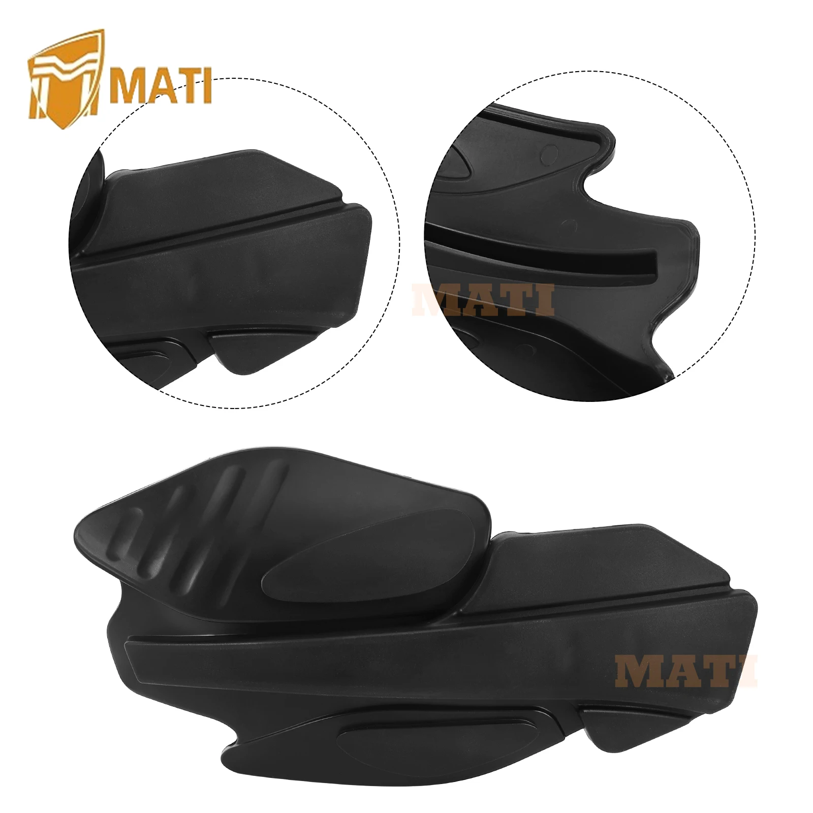 M MATI Black Hand/Wind Guard Kit for Snowmobile Switchback Assault 800 600 Rush 800/600 Pro R RMK 800 600 2876846 2879380 image 2
