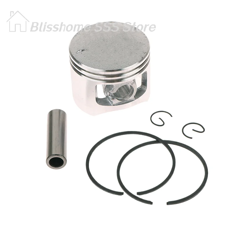 【S】Kit de pistón para motosierra de 45/45.2mm para motor de gasolina chino 5200 52cc G5200 con anillos de pistón y circlips, piezas de repuesto