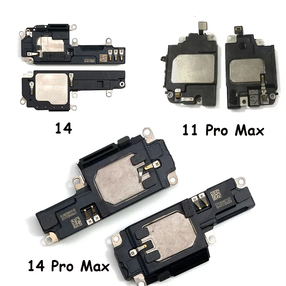 Loudspeaker bottom Loud Speaker Sound Buzzer Ringer Flex Cable For iPhone 11 12 13 14 Plus 15 Pro Max Buzzer Ringer Loudspeaker