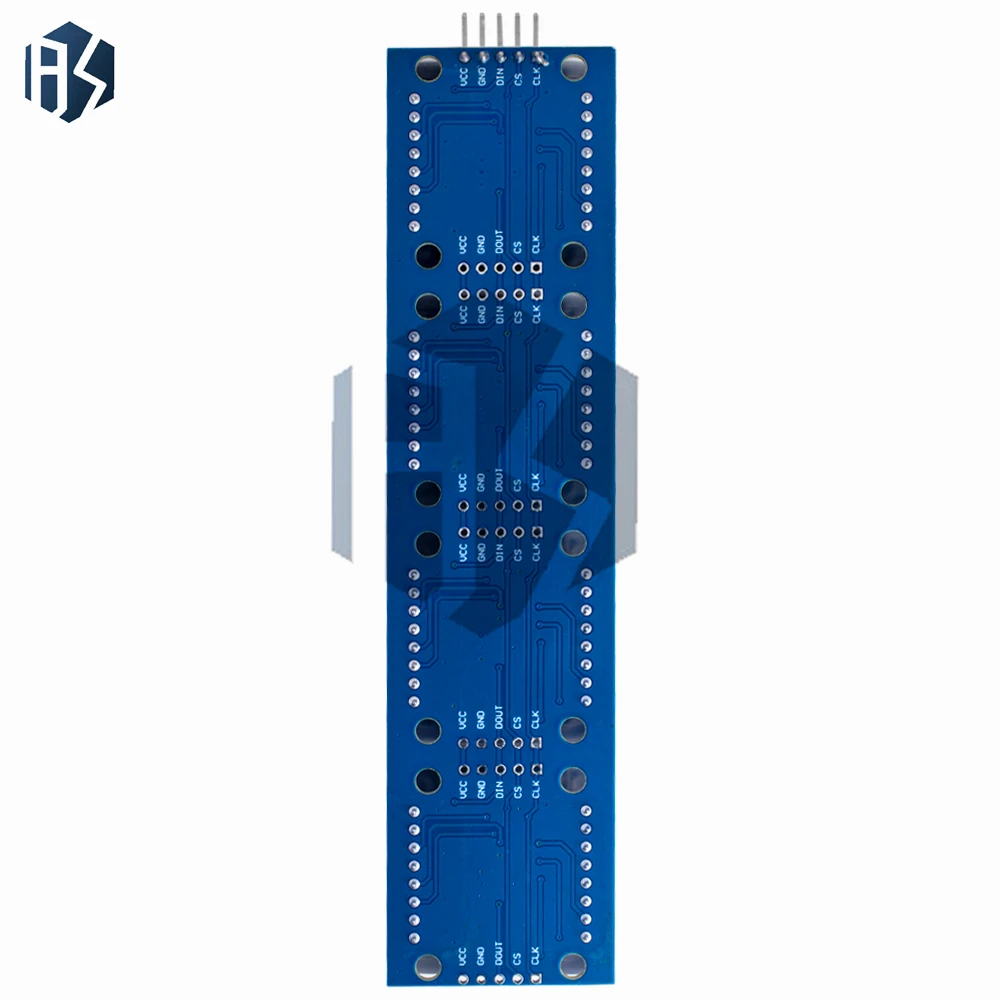 Module d'affichage matriciel 4 en 1 MAX7219, ligne à 5 broches pour microcontrôleurs Arduino, 1 pièce
