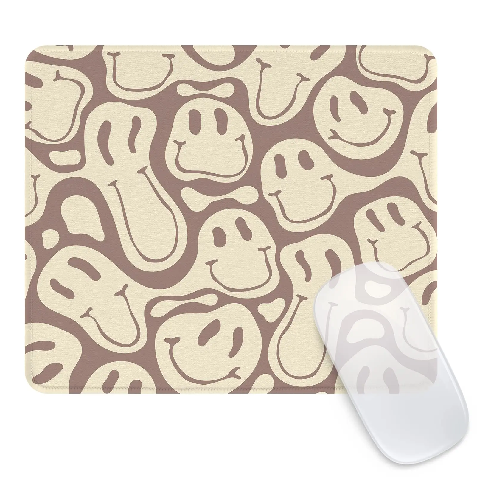 

Hot-Selling Funny Smiling Face Printing Square Mouse Pads Comfortable Gaming Mousepad Mouse Mat Keyboard Mats Desk Pad 30x25cm