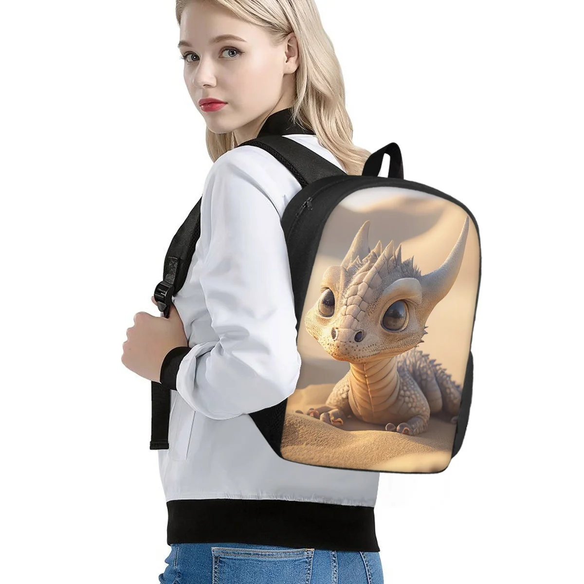 Cute Dinosaur 3D Print Kids School Bags For Young Boys Girls Fashion Children Backpack Student Multifunction Package Rucksack