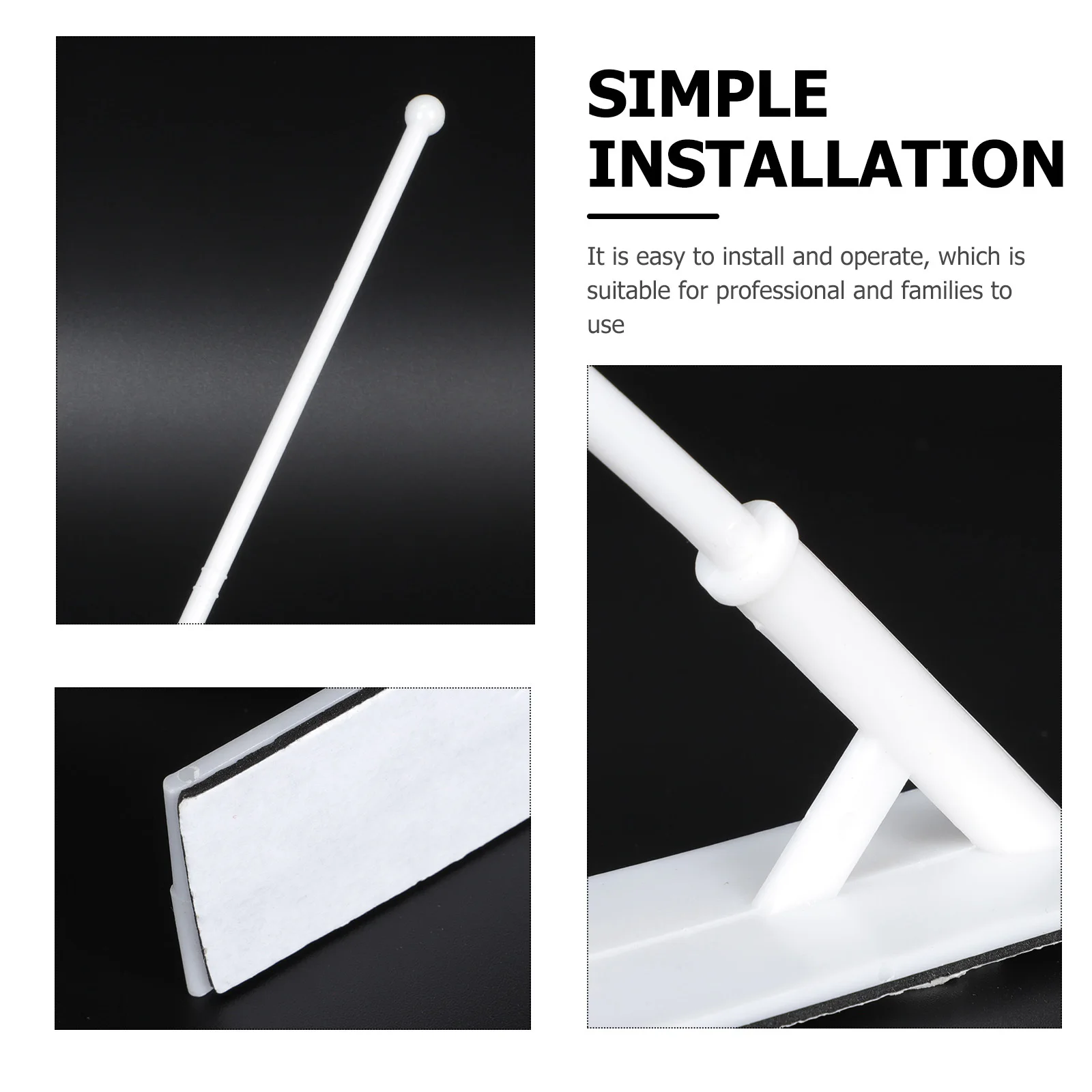 

8pcs Flagpoles For Vehicle Durable Flag Poles Smooth Finish No Burrs Easy Install On Car Window Truck Bus Electric Car Festival