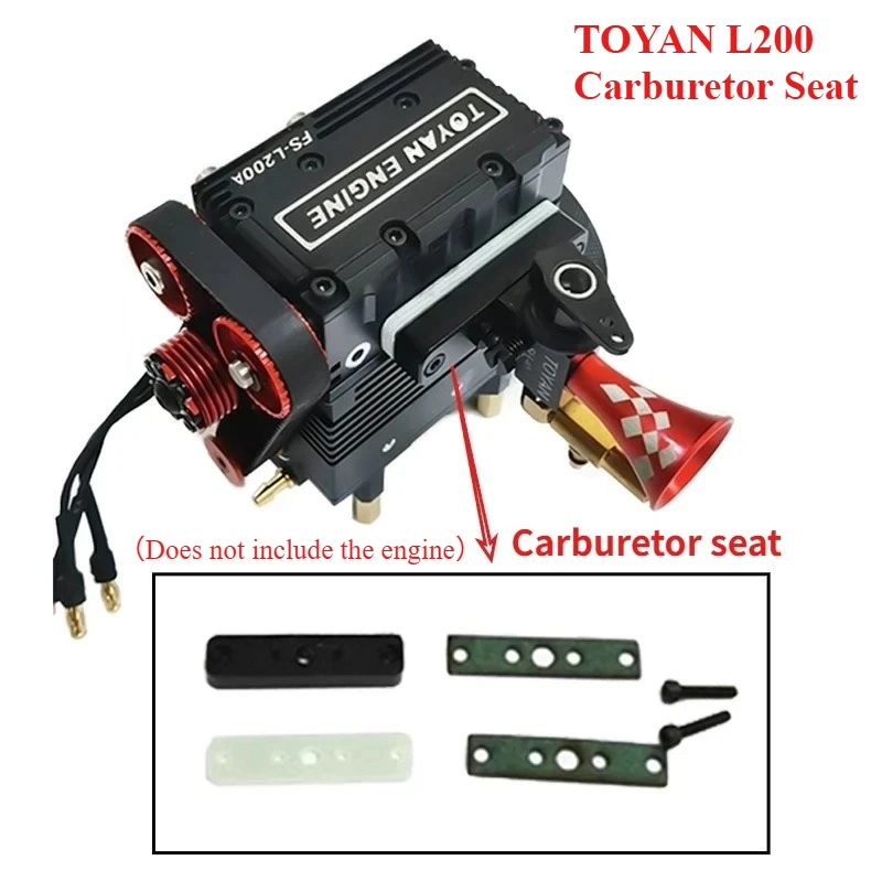 

TOYAN DIY L200 Engine Carburetor Inline Four Cylinder Methanol Engine Model Change Single Carburetor Single Carburetor Seat Part