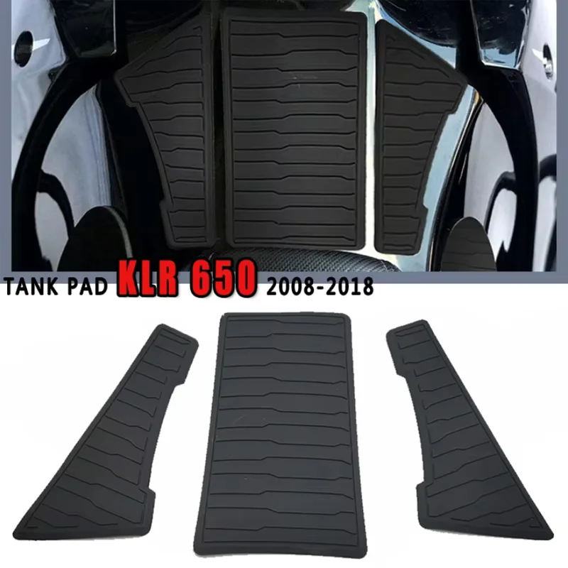 

Аксессуары для мотоциклов, резиновая противоскользящая накладка на бак, устойчивая к царапинам защитная наклейка для Kawasaki KLR 650 KLR650 2008 2018