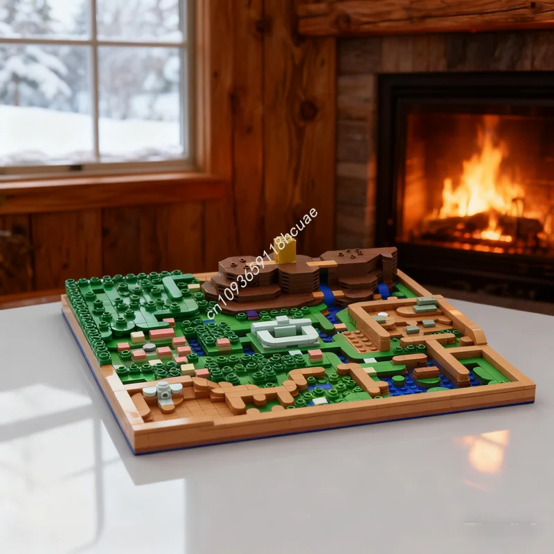 

1113pcs MOC The Legend Zelda A Link Past Light Iconsed Model Building Blocks DIY Creative Toy Idea Christmas Gifts Brick Kids