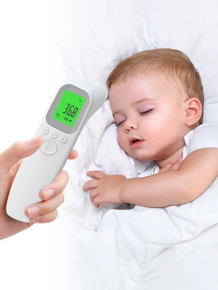 Non-contact Laser Body Temperature Ear Thermometer Oximeter Infrared Fever Thermometer Medical Household Digital Infant Adult