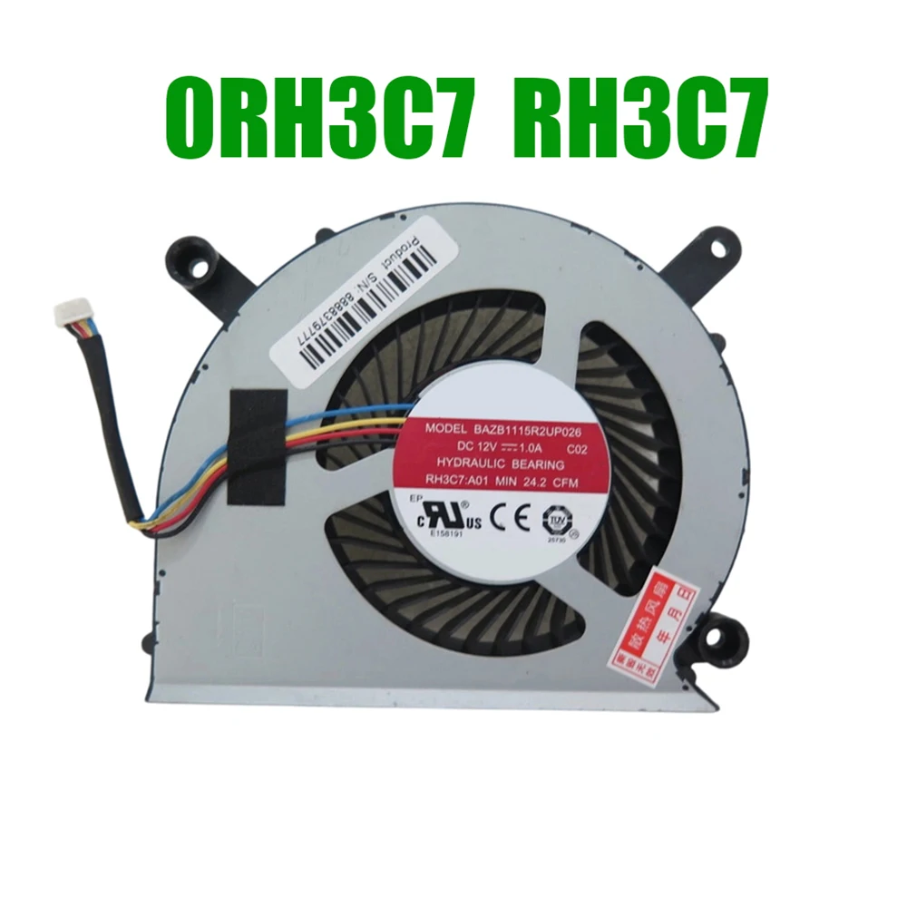 

For DELL For OptiPlex 5260 5270 5480 7400 7460 7470 7480 7490 All-In-One 0RH3C7 RH3C7 BAZB1115R2UP026 DC12V 1.0A 4PIN Fan