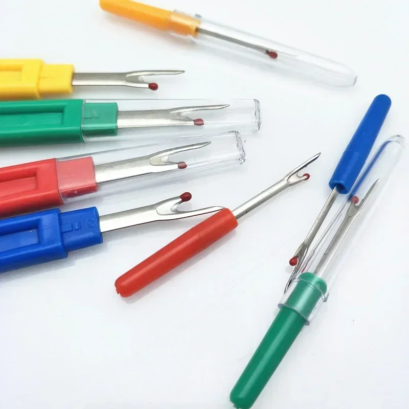 1/10pcs Sewing Thread Remover Seam Ripper Stitch Unpicker Sewing Tools Thread Cutter Plastic Handle Craft Tool Sewing Accessory