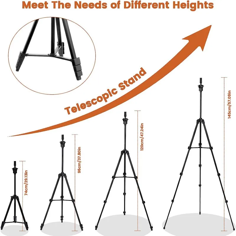 높이 조절 가능한 가발 헤드 스탠드, 삼각대 스탠드, 접이식 마네킹 헤드 스탠드, 미용 및 미용 스타일링 교육용