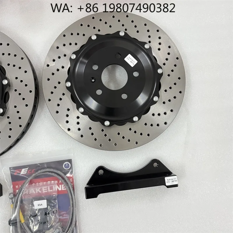 

380x34mm oove Disc 6 Piston Brake Kit High Performance Racing Modified Caliper System For 2019 Modern Mid Size Luxury Off Road S
