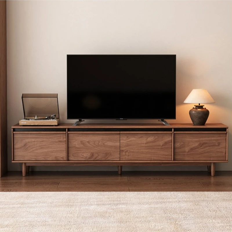 antique Solid wood tv stand multi-functional storage convenient Tv cabinet classical style meuble télé living room furniture