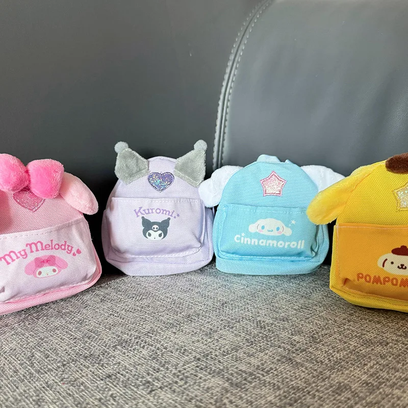 سانريو Kawaii سينامورول كورومي ميلودي حقيبة المعصم دمية سستة محفظة نسائية للعملات المعدنية محفظة صغيرة هدية للأطفال