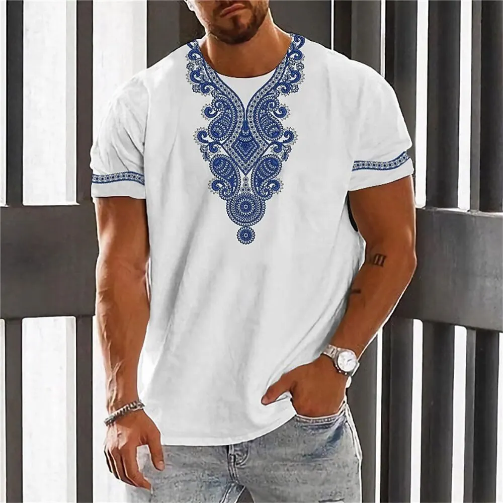 Africa Ethnic T-Shirts African Dashiki 3D Printed Men Women Fashion Streetwear Oversized Short Sleeve T Shirt Tees Tops Clothing