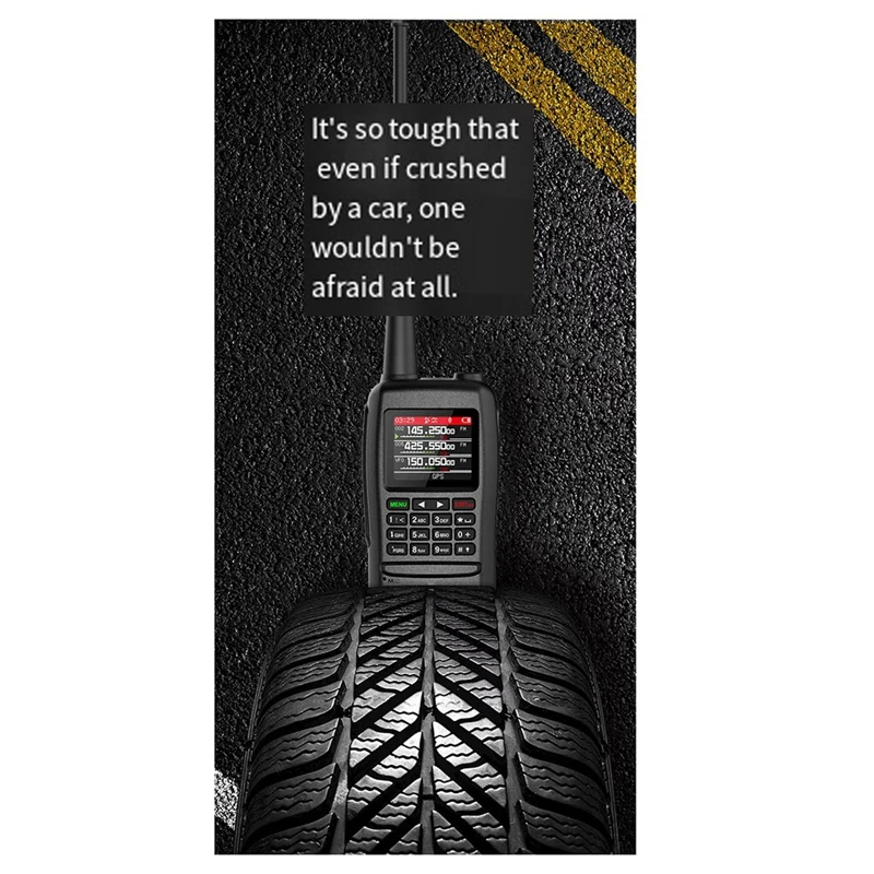 IC-1600E Walkie Talkie Phone Wireless Programming Air Band Long Range Ham FM Radio IP68 86-890MHZ 50KM Green-A56M