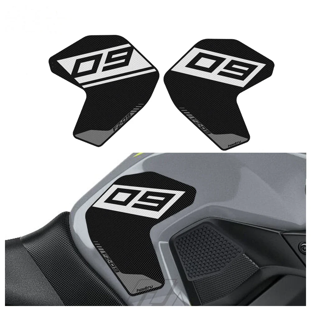 For Yamaha FZ-09 FZ09 2013-2020 Sticker Motorcycle Accessorie Side Tank Pad Protection Knee Grip Mats