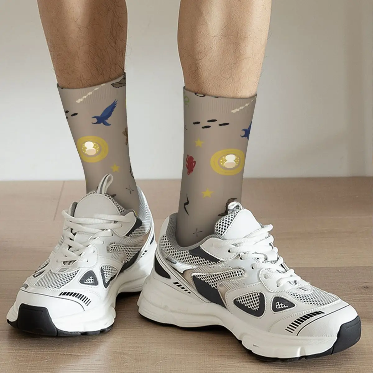 Fashion Men's Socks Casual Cartoon Harries Movie P-Potters Magic World Sock Skateboard Women Socks Spring Summer Autumn Winter - Image 4