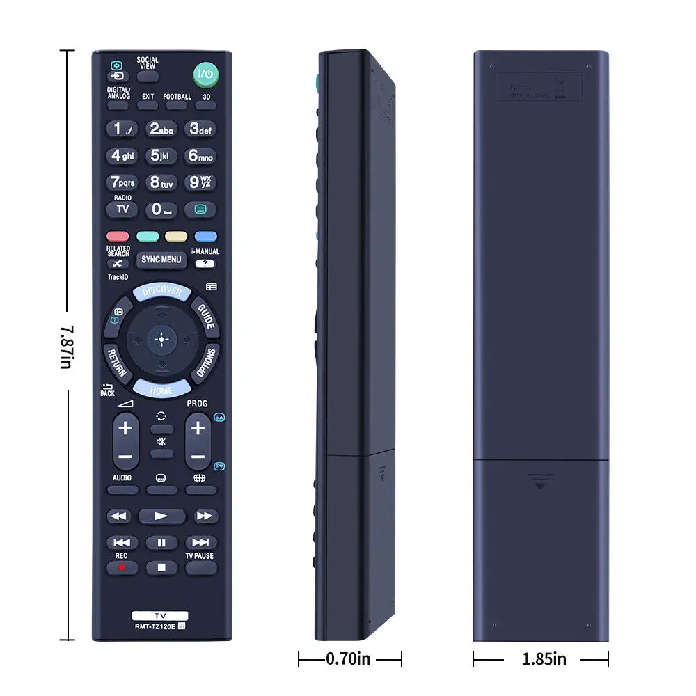 New RMT-TZ120E Remote Control For Sony TV KDL-40R473A KDL-47W800A KDL-32R503C