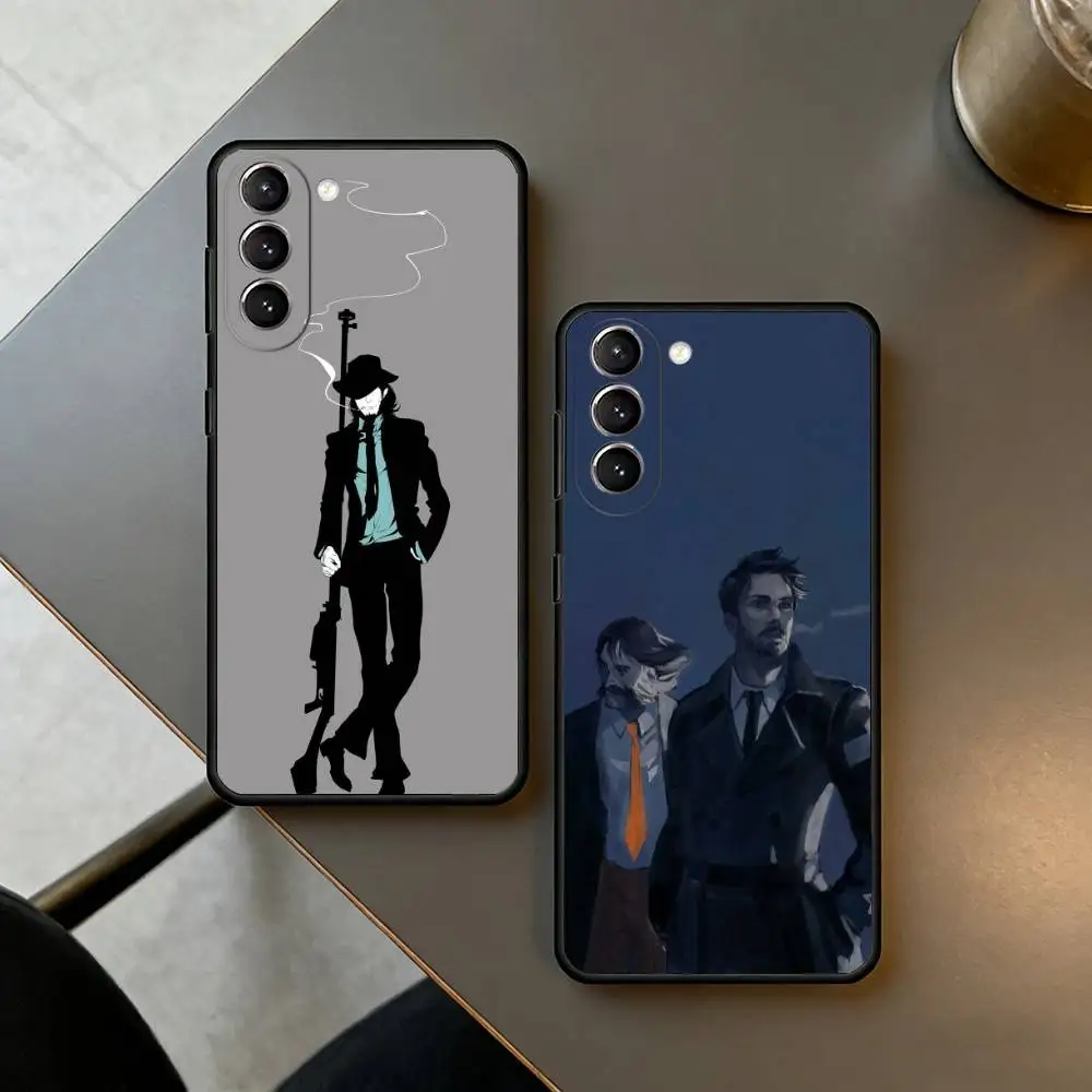 G-Game D-Disco E-Elysium Phone Case For Samsung S25,24,23,22,30,21,10,9,Ultra,Plus,Lite,FE,4,5 G Soft Black Case