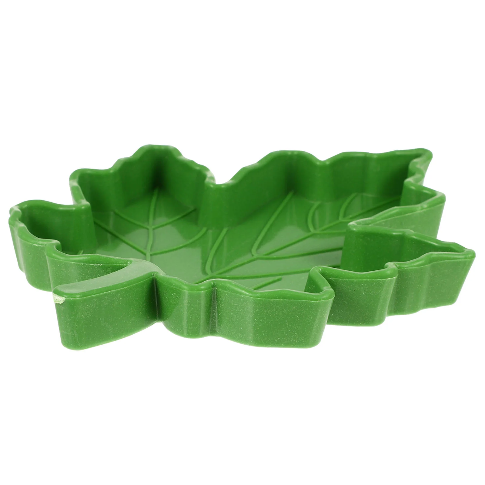 

Drinking Bowl Animal Pet Crawling Water Plate Reptile Feeders Maple Leaf Shaped Lizard