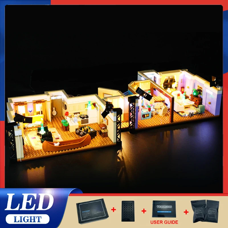 Kit de luz LED Diy para LEGO 10292 The Friend, apartamentos (solo luz LED, sin modelo de bloques)