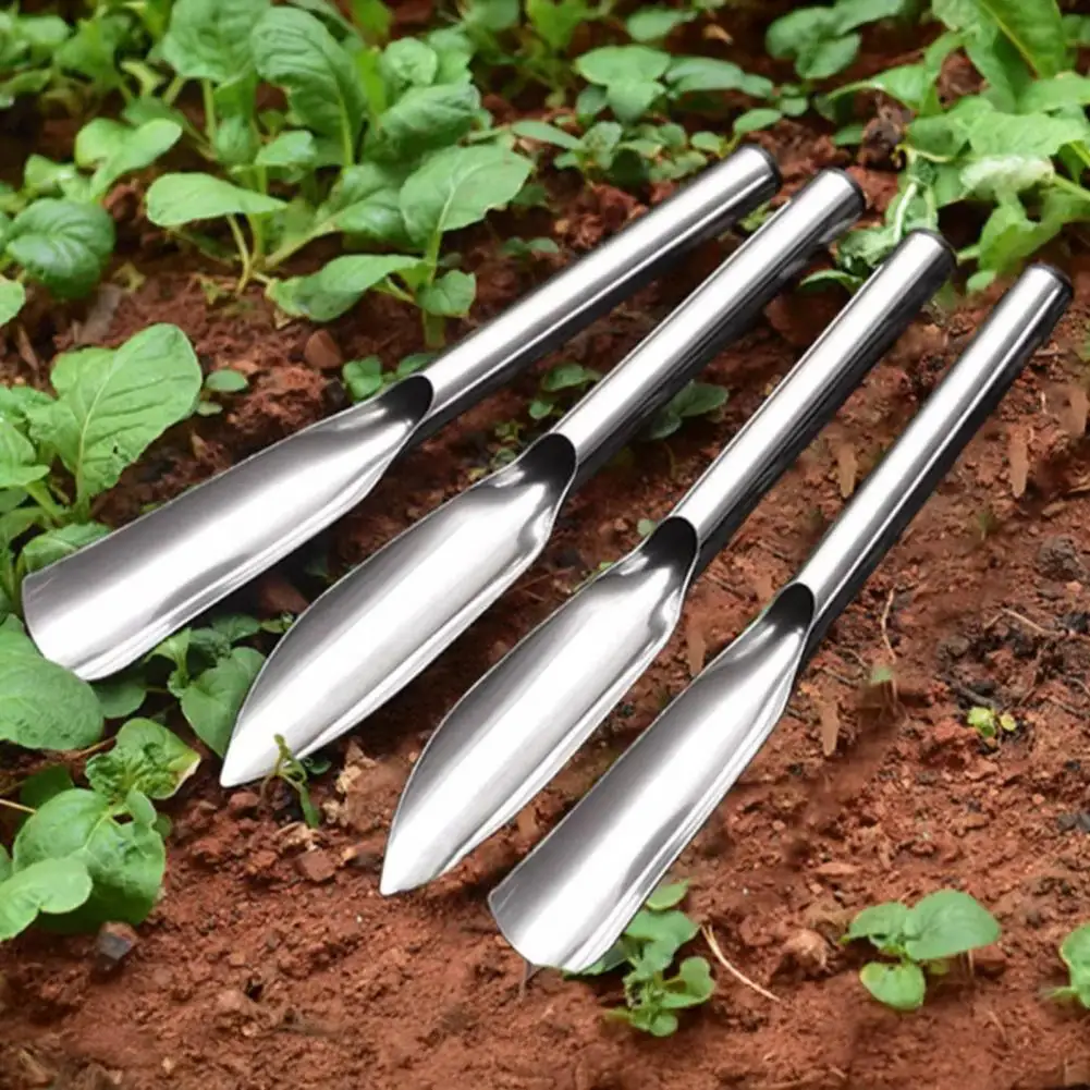 Stainless Steel Garden Trowel, Narrow Pointed Gardening Hand Shovel, Hand Digging Tool for Planting, Weeding