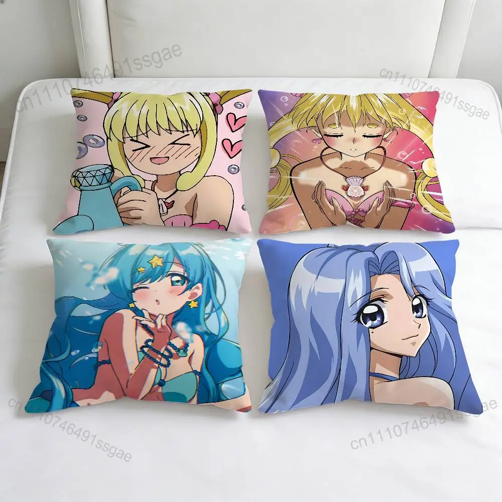 

Mermaid M-Melody Pichi Pitch Decorative Square Pillow Cover Modern Cushion Case for Living Room Bedroom