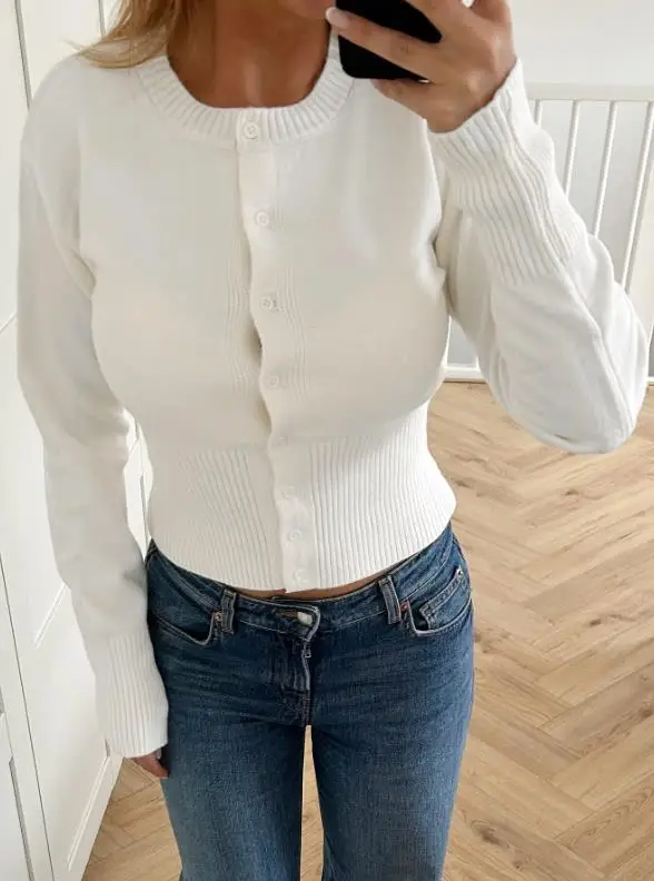 

Осень/зима 2022, новая женская модная повседневная однотонная рубашка с длинными рукавами, куртка, свитер, женская одежда