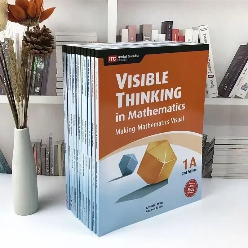 

11 Books/Set New Singapore Primary School Mathematics Textbook Visible Thinking In Mathematics Workbook Educate Hot Livros