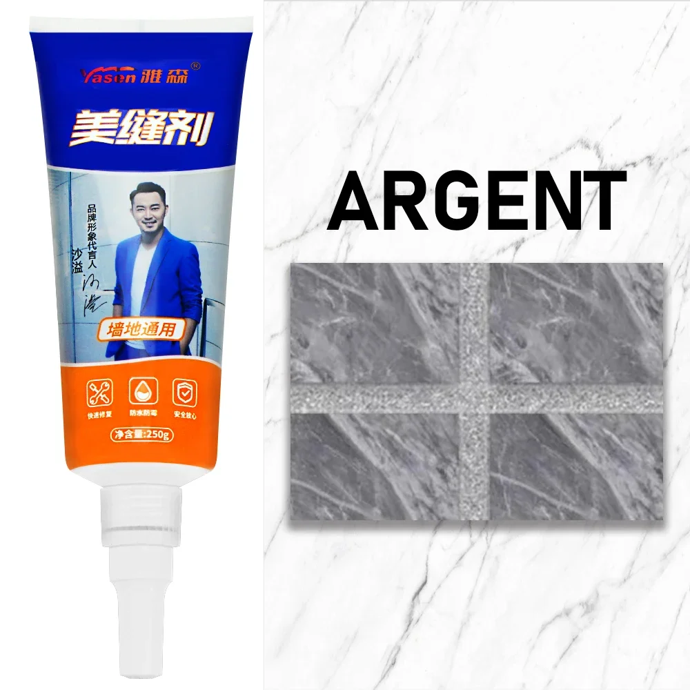 Tile Grout Wall Seam Color for Tiles Floor Bathroom Decontamination Seam Repair Cleaner Agent Paint Tile Sealant Corner Pointing