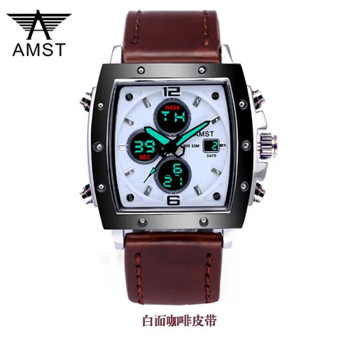 AMST smart sports watch genuine cross-border hot-selling multi-function alarm clock chronograph waterproof electronic watch **