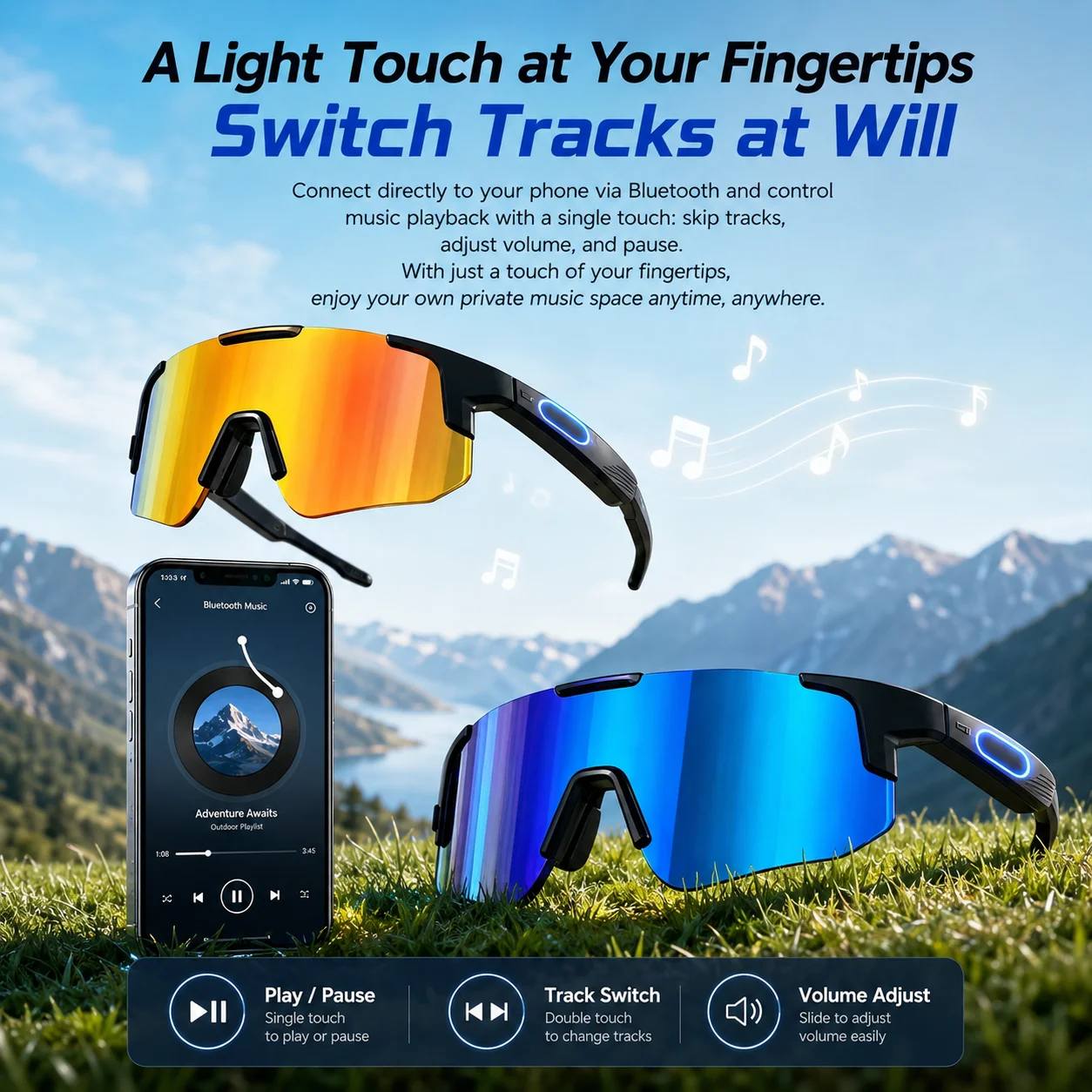 GL Wear Smart Cycling Glasses - Outdoor Sport Glasses 评论和价格