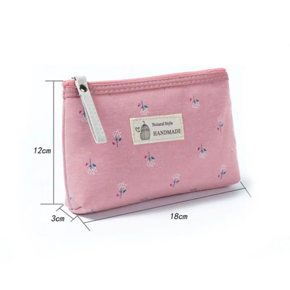 Make Up Bags Travel Washing Pouches Small Coin Purses Toiletry Organizer Canvas Cosmetic Storage Bags