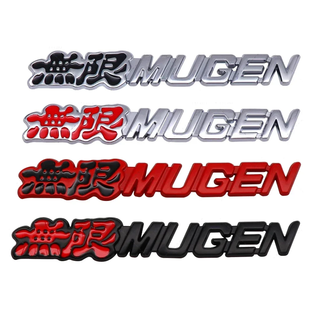 Car Front Grille Emblem Rear Trunk Badge Decals for Honda MUGEN Accord Pilot Civic City CRV HRV Jazz Odyssey Crosstour Insight