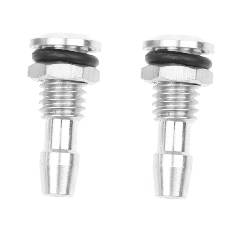 DELAM-2 Pcs Aluminum RC Boat Water Outlets Thread With O-Ring Screws For RC Boat For Motor Cooling