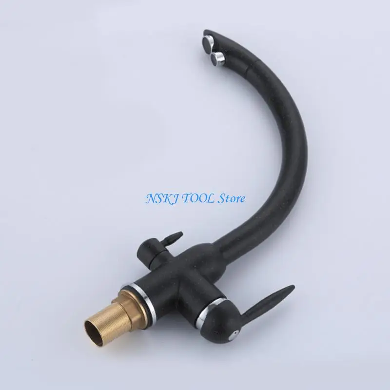 

L8RC Drinking Water Faucet 3 in 1 Water Filter Purifier Faucets Double Water Outlet