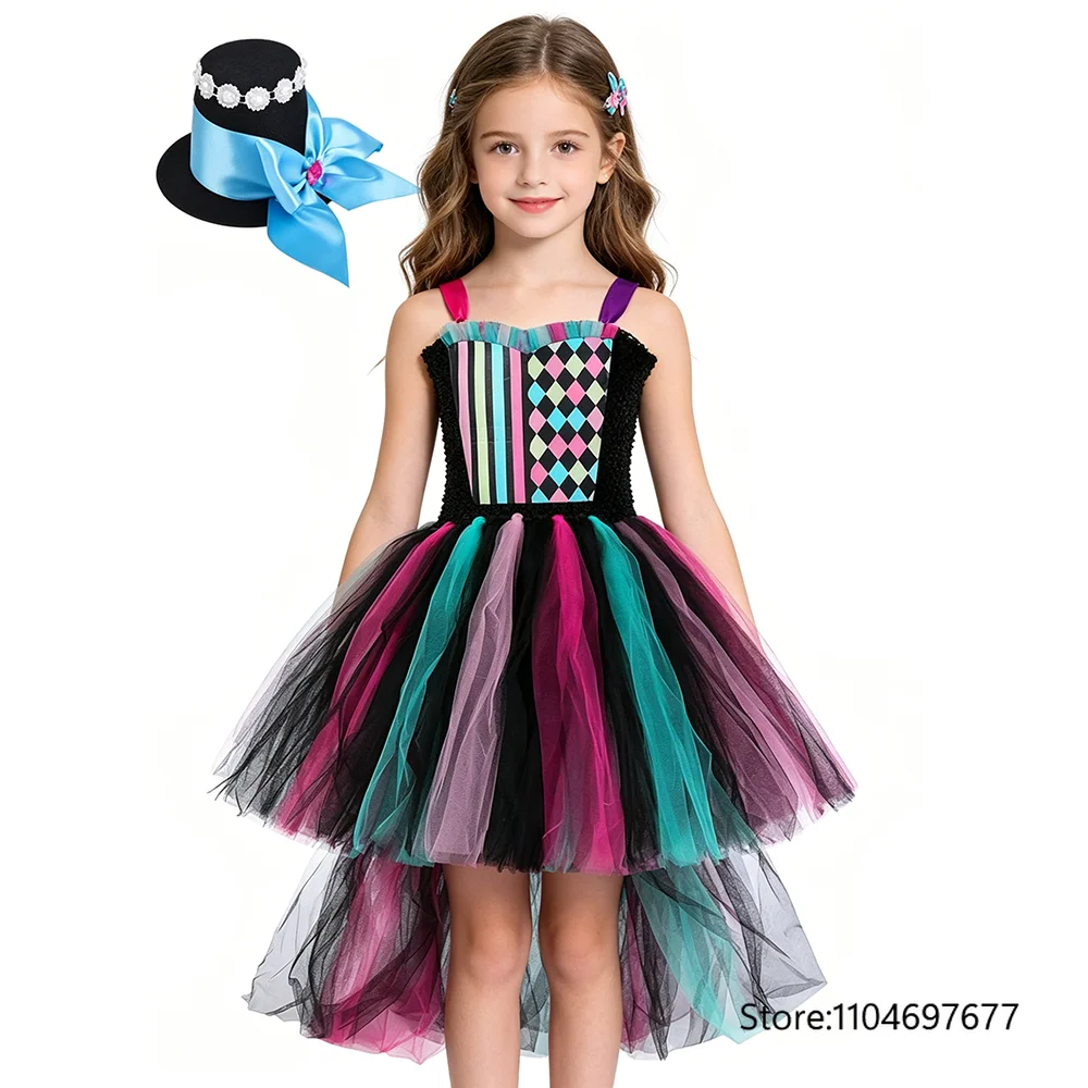 Multi Layer Gradient Contrasting Mesh Long Trailing Princess Dress Retro Fantasy Makeup Ball Cosplay Stage Performance Dress