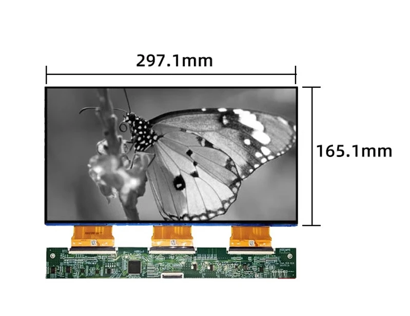 12.8 inch 6K black and white screen 5448 * 3064 high resolution high transmittance large size light curing 3D printer