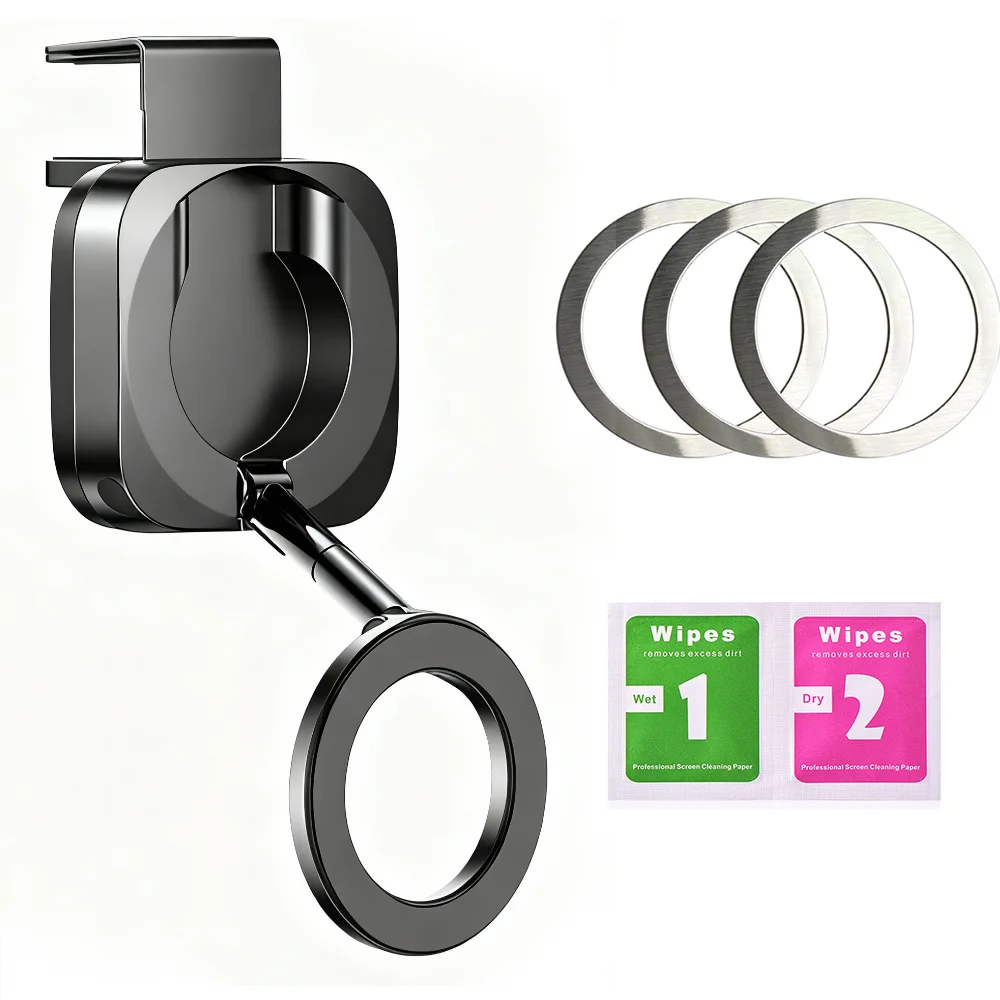 

Magnetic Airplane Phone Holder 360°Phone Holder Universal Airplane Smartphone Stands Car Rack Dashboard Travel Essentials Holder