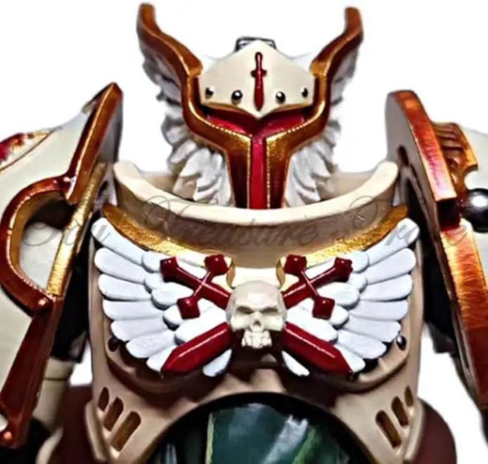 JOYTOY Warhammer 40k 1/18 figurines gris chevaliers anges foncés Ultramarines accessoires casque 6 Version personnalisée 1 pièces